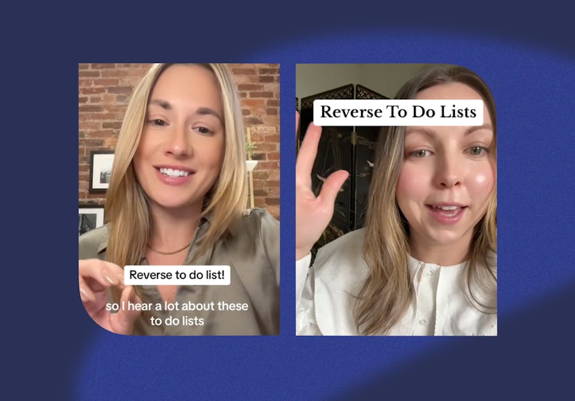 What is a "reverse to-do list?" A therapist explains the benefits.
