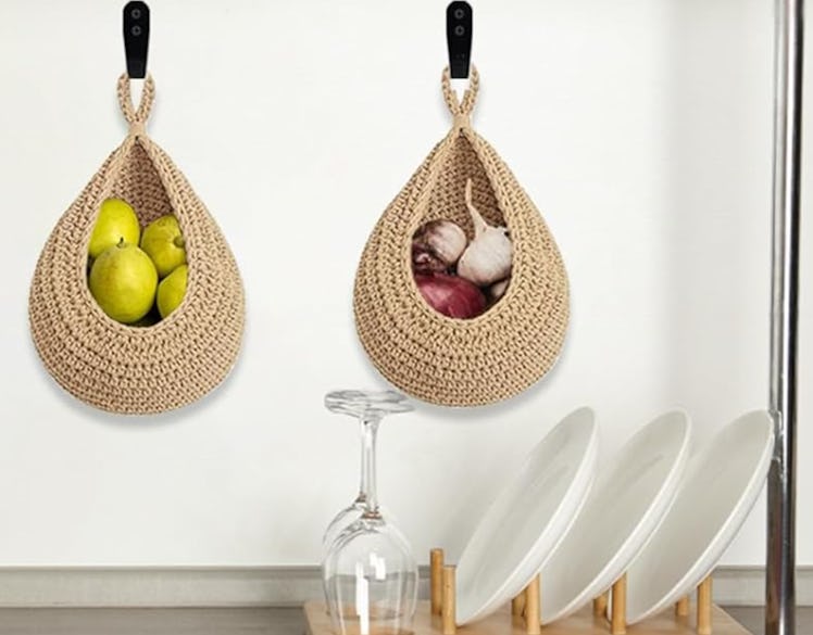 wishfly Hanging Fruit Baskets (3-Pack)
