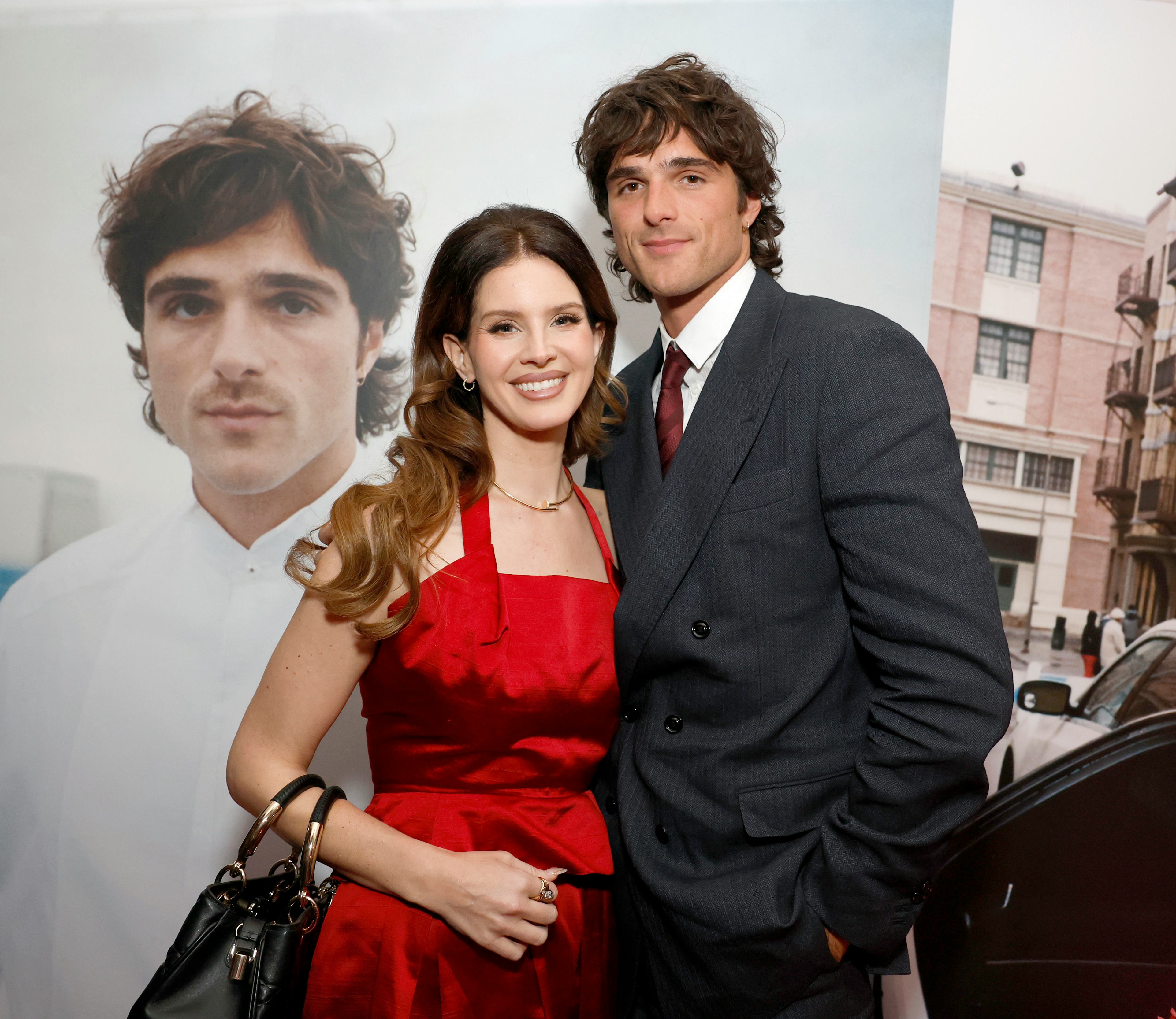 LOS ANGELES, CALIFORNIA - JANUARY 10:(L-R) Lana Del Rey and Jacob Elordi attend W Magazine's Annual ...