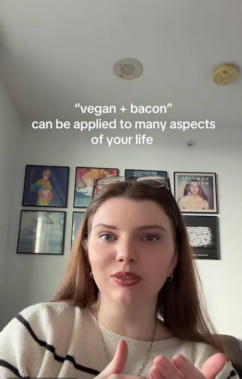 Be vegan plus cheese.