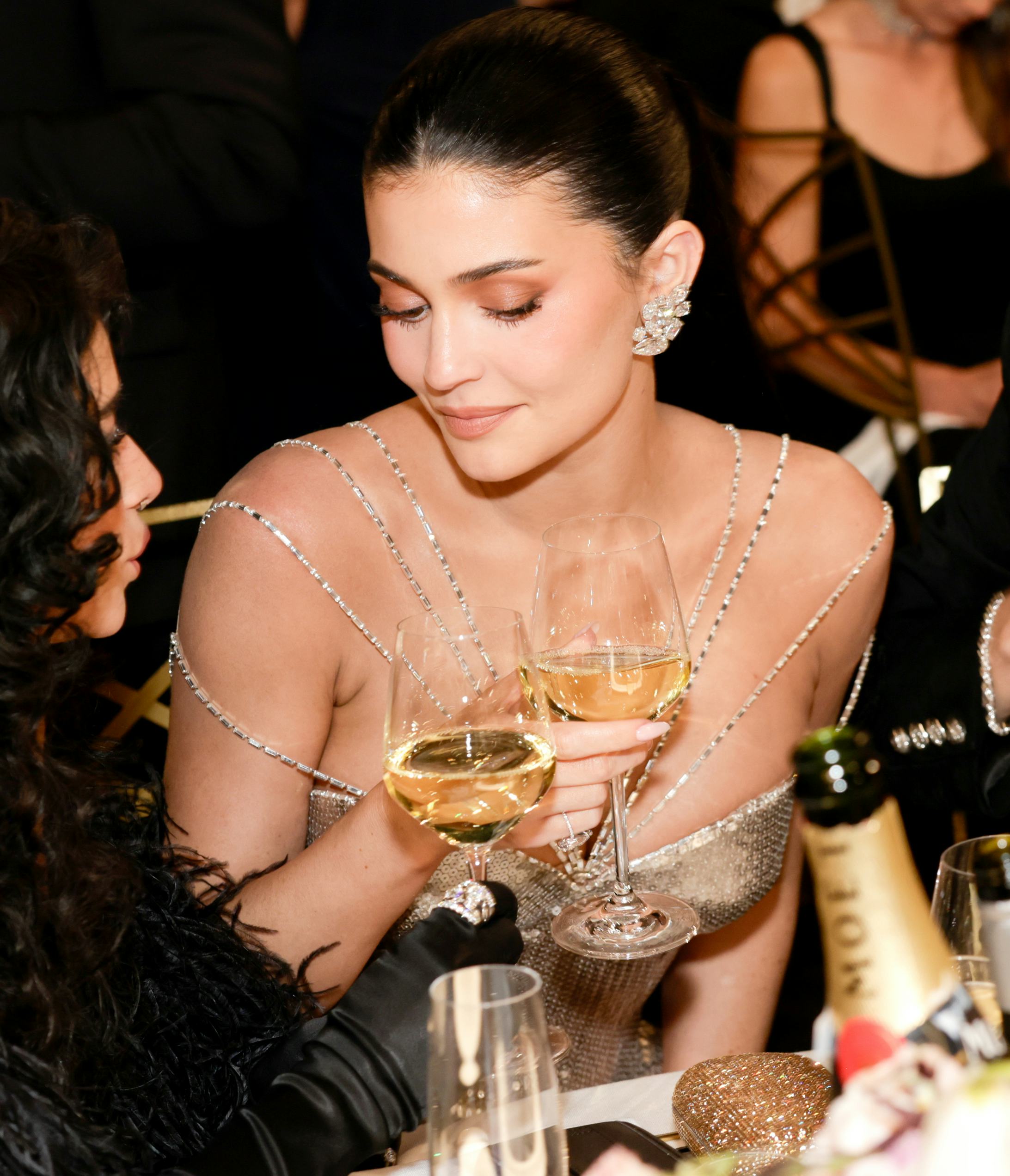 Kylie Jenner at the 2026 Golden Globes.