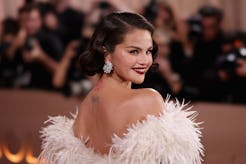 Selena Gomez at the 2026 Golden Globes.