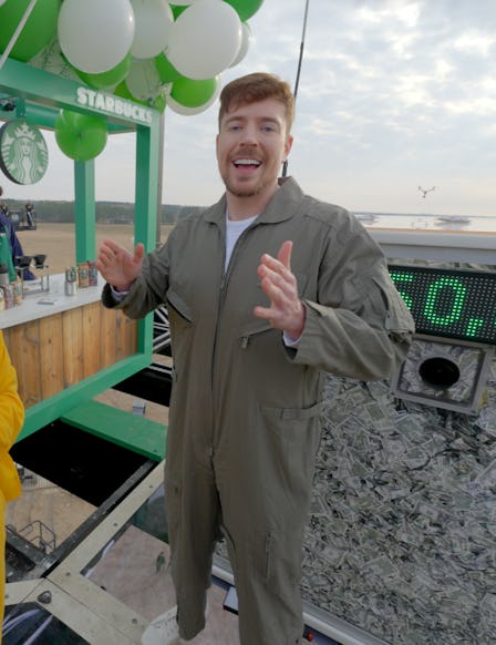 Starbucks' launched a limited-time Cannon Ball Refresher by MrBeast.