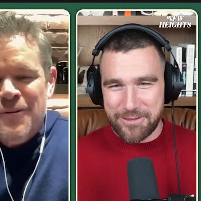 Matt Damon Gushing Over Kylie Kelce's Mom Skills Is A Major Green Flag