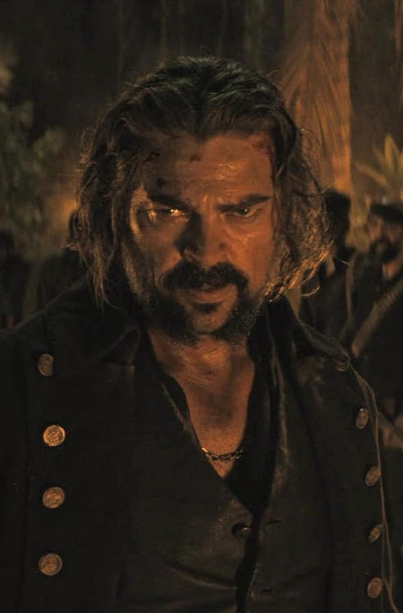 Karl Urban as Captain Connor in The Bluff