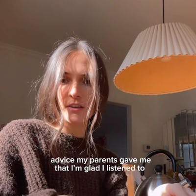 Mom Shares "Nuggets Of Advice" From Parents: "Run From A Moody Man"