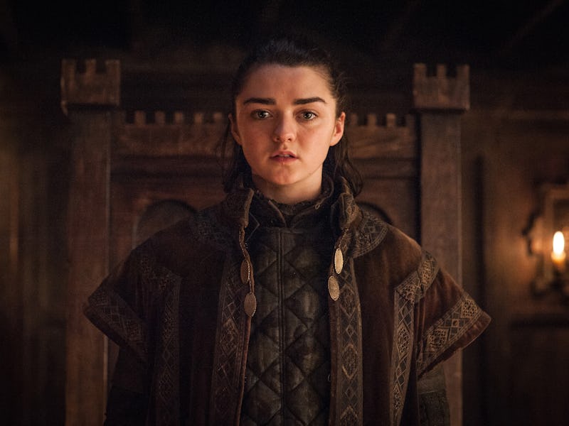 Maisie Williams as Arya Stark in Game of Thrones