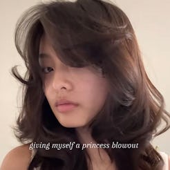 Your guide to achieving TikTok's viral "princess blowout" hair trend.