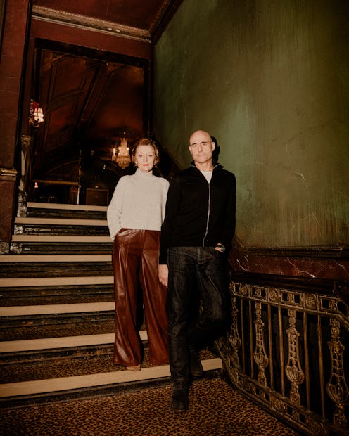 Lesley Manville & Mark Strong talk 'Oedipus' on Broadway.