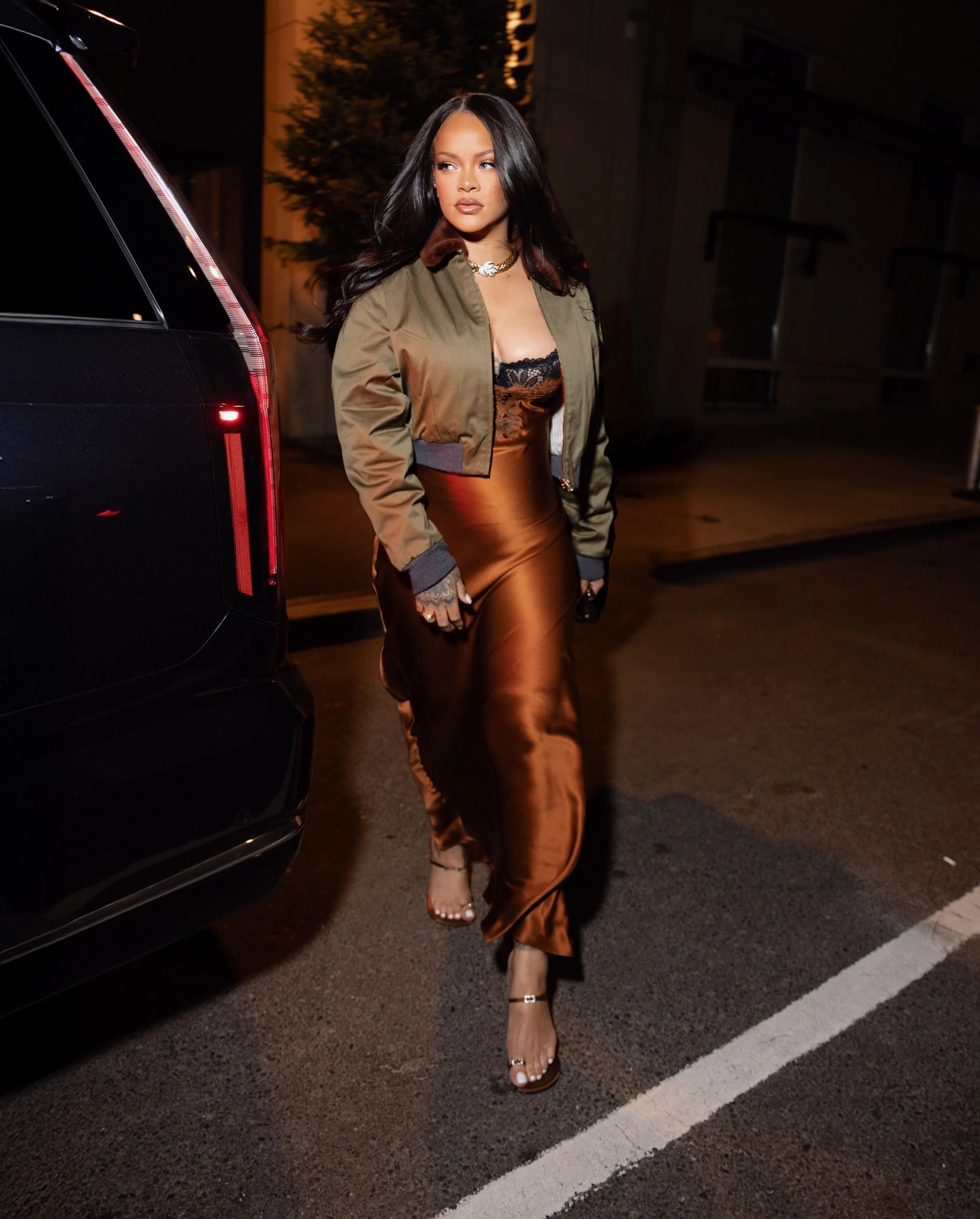 Rihanna Exposed Her Bra & Wore A Toe Ring To A$AP Rocky's Album Release