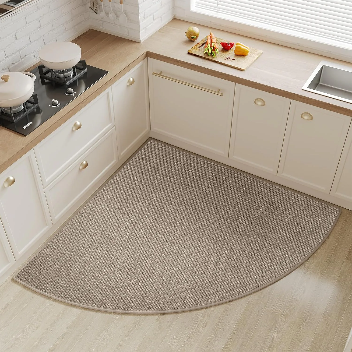 YDKGL Corner Kitchen Rug