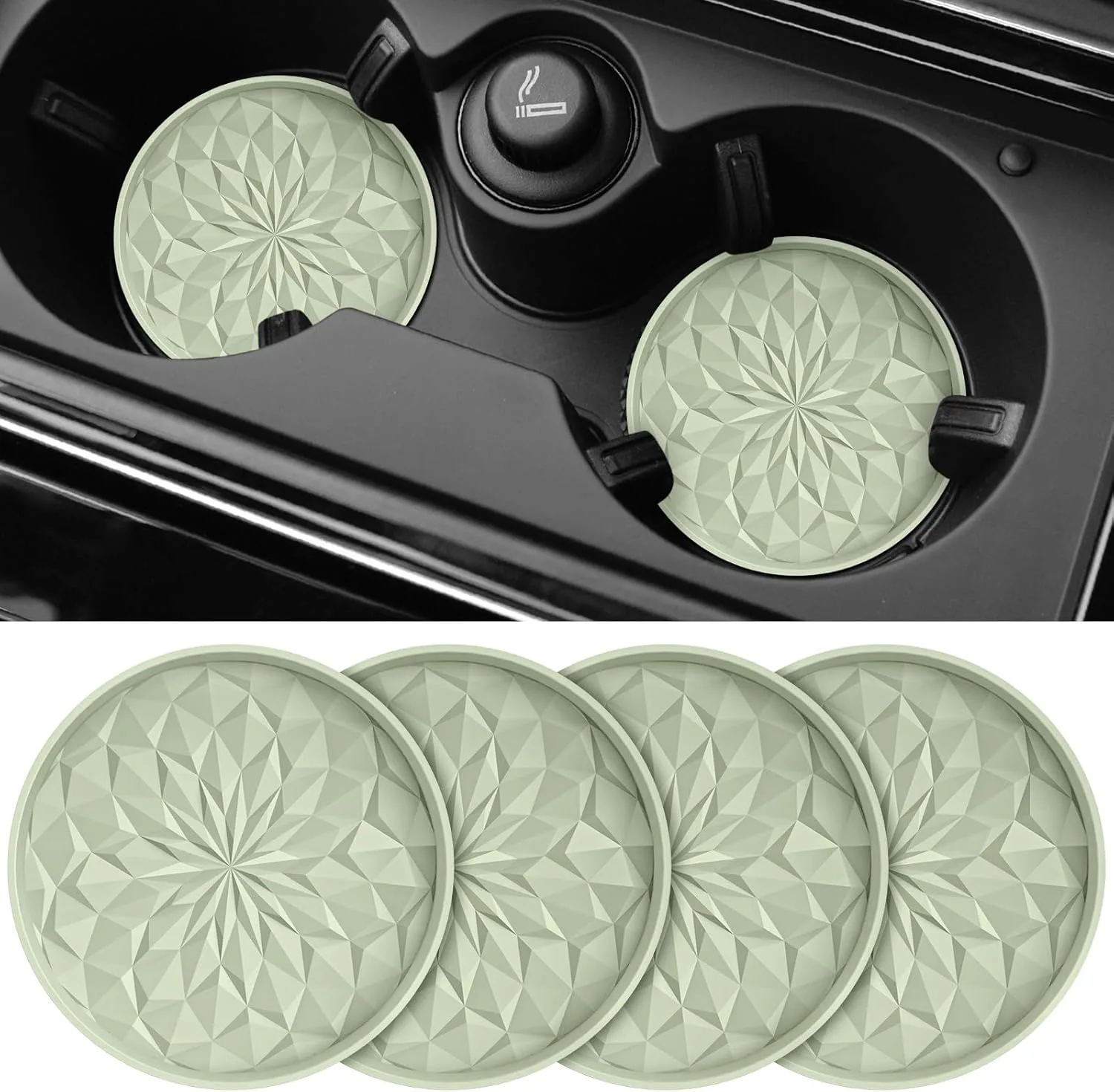 ME.FAN Car Cup Holder Coasters(4-Pack)