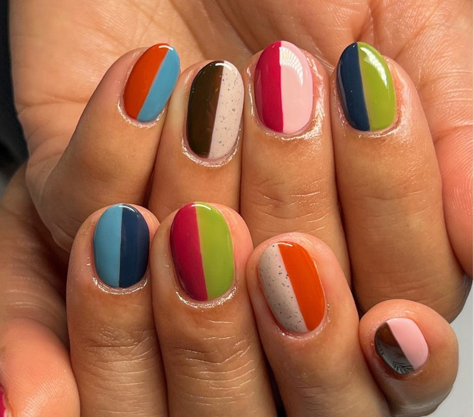 Mismatched nails will dominate 2026. Here's how to rock the maximalist trend.