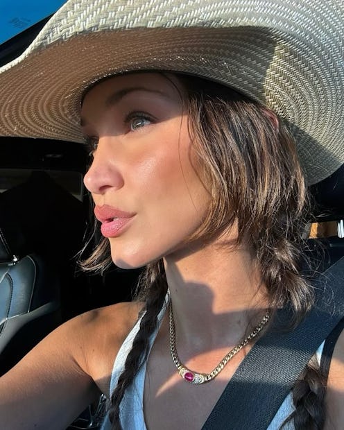 Bella Hadid Brown Hair