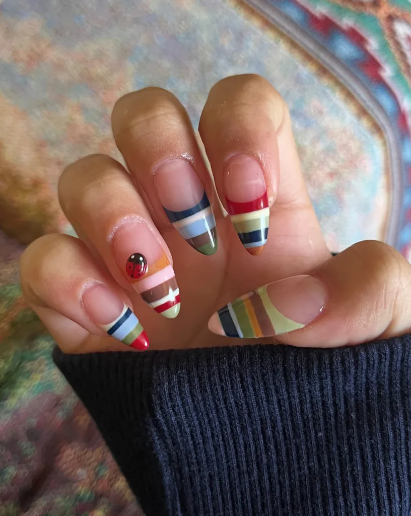 mismatched nail ideas