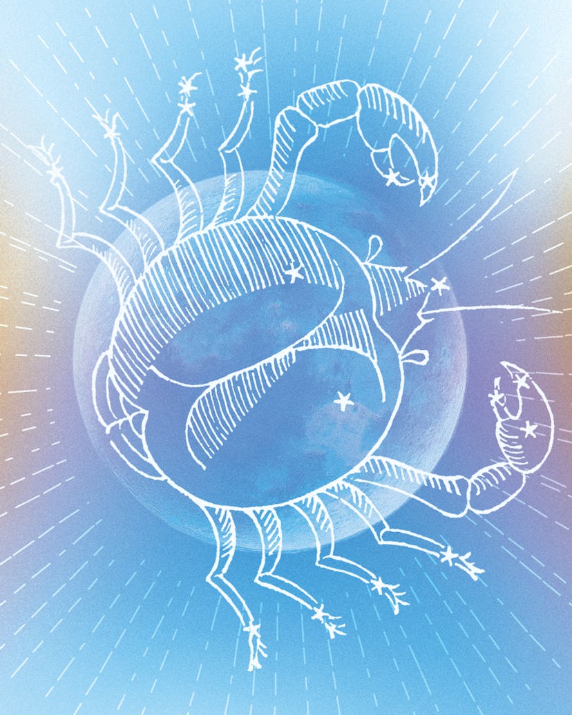 january 2026 horoscope cancer full moon illustration