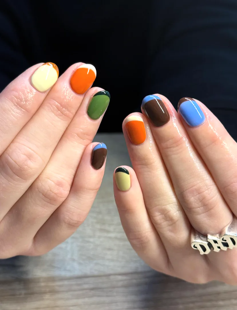 mismatched nail ideas