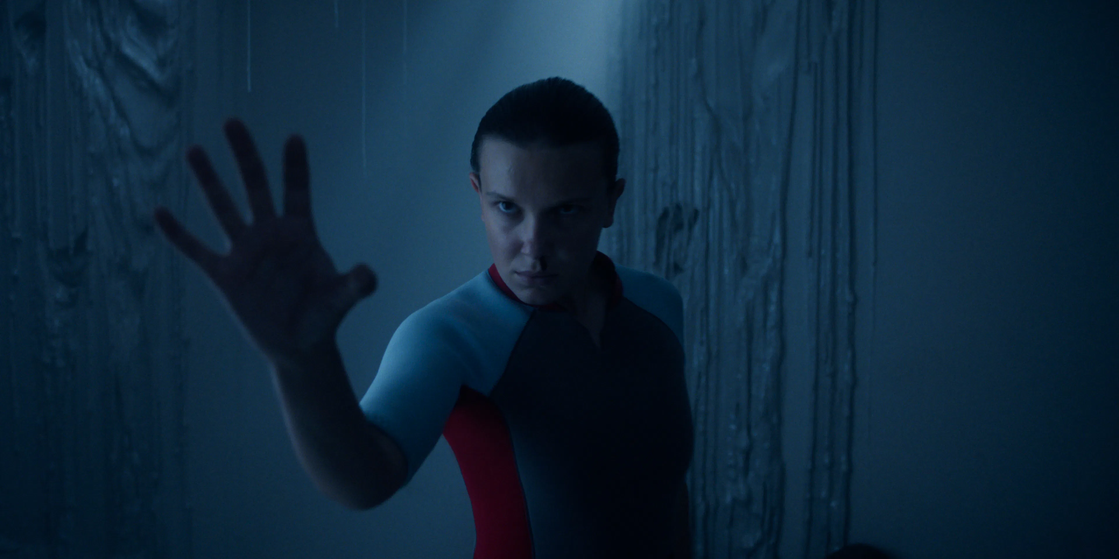 Eleven in the Stranger Things finale. Photo via Netflix