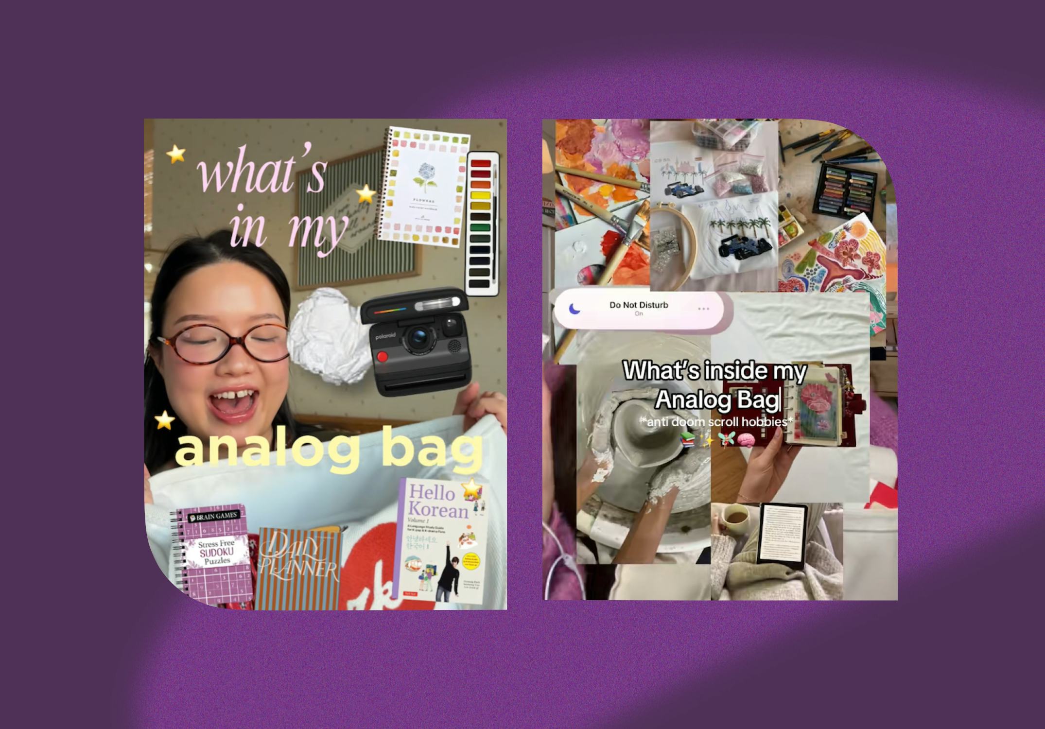 This is your sign to make an analog bag in 2026.