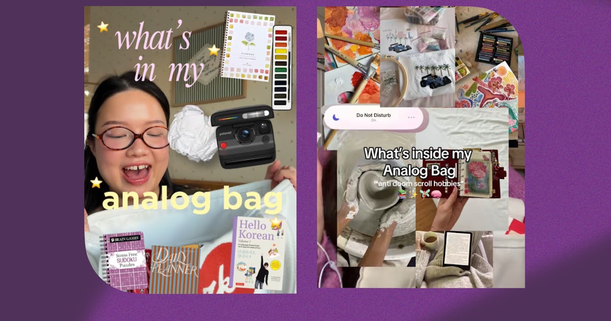 TikTok's "Analog Bags” Are The New Hack To Lower Your Screen Time