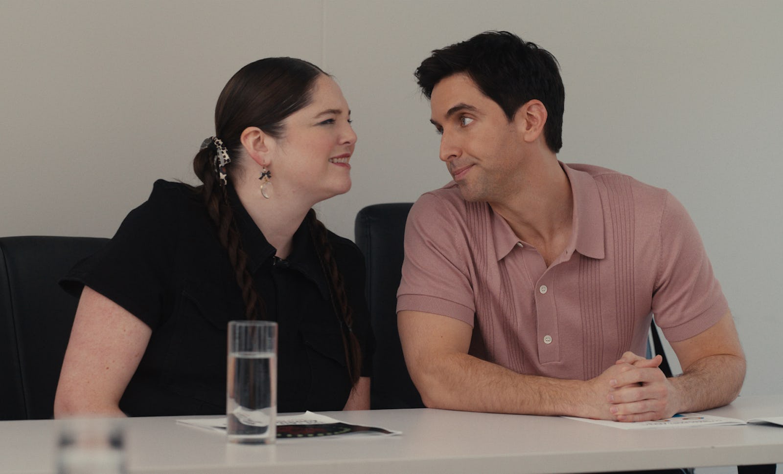 Meg Stalter reveals if Jimmy and Kayla's relationship could become romantic in 'Hacks.'