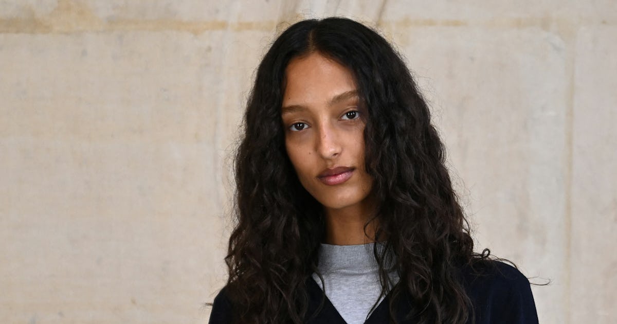 Mona Tougaard Pairs Huge Cargo Shorts With Her Tiniest Top at Paris Fashion Week