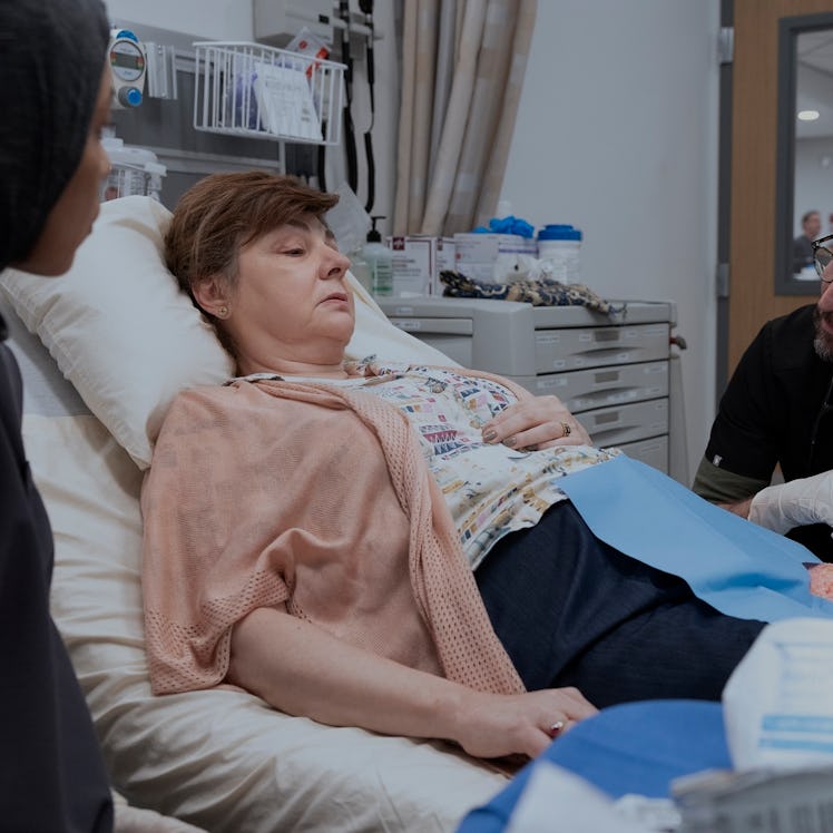 Irina Dubova and Noah Wyle in The Pitt. Photo via HBO Max