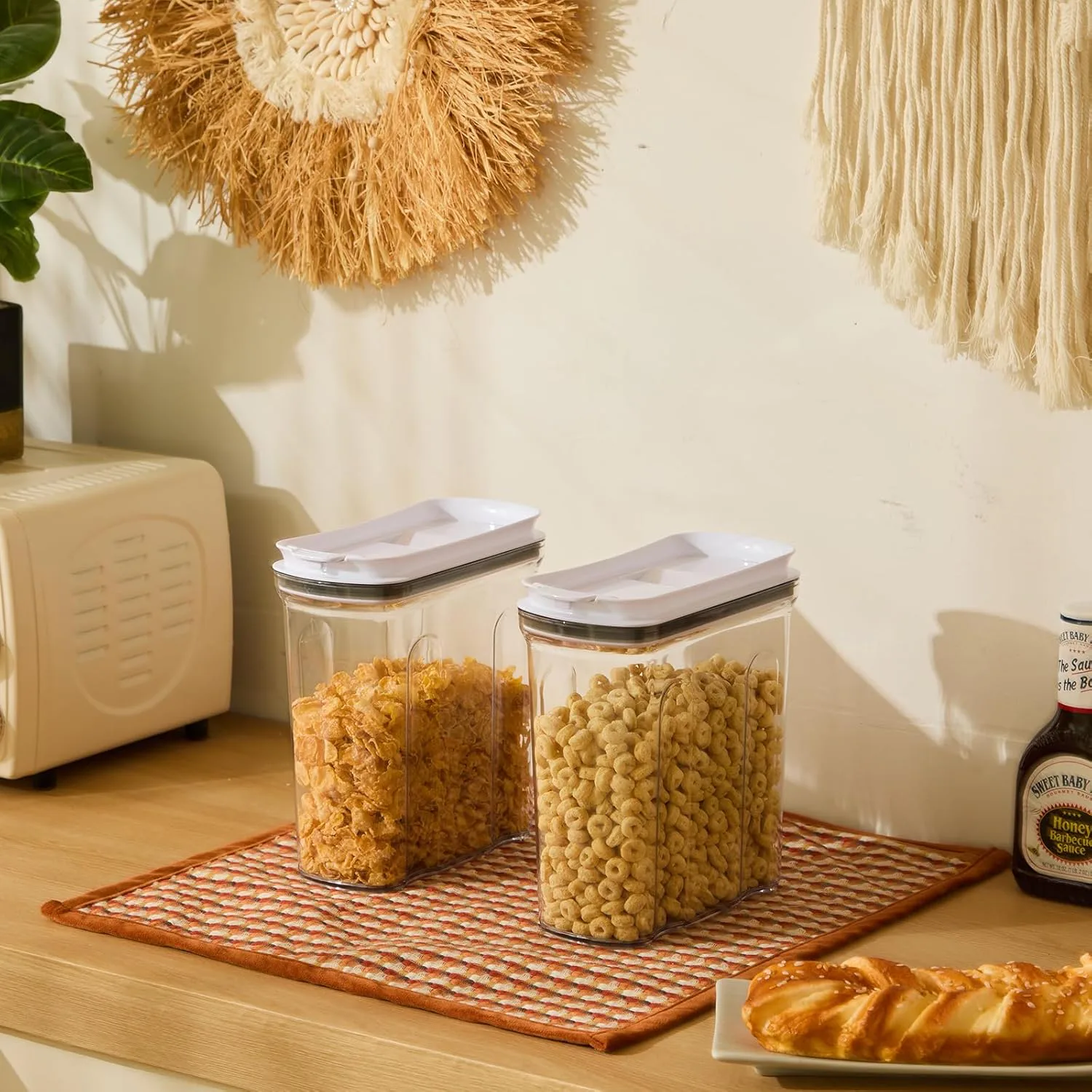 FreshKeeper Cereal Containers Storage Set (2-Pack)