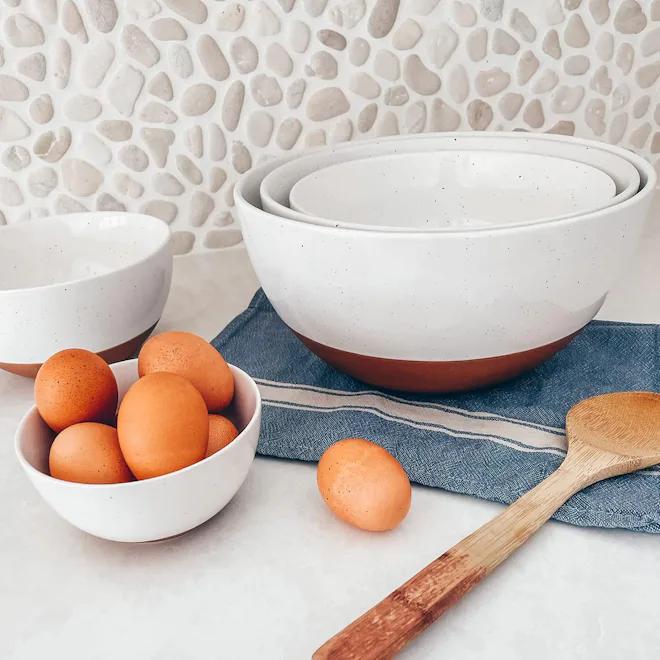 Mora Ceramic Large Mixing Bowls (Set of 2)