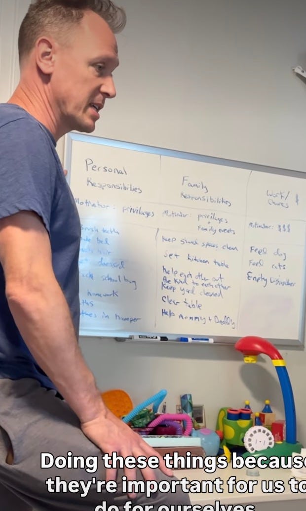 Parents Put Together A "Family Responsibilities Framework" For Their Kids