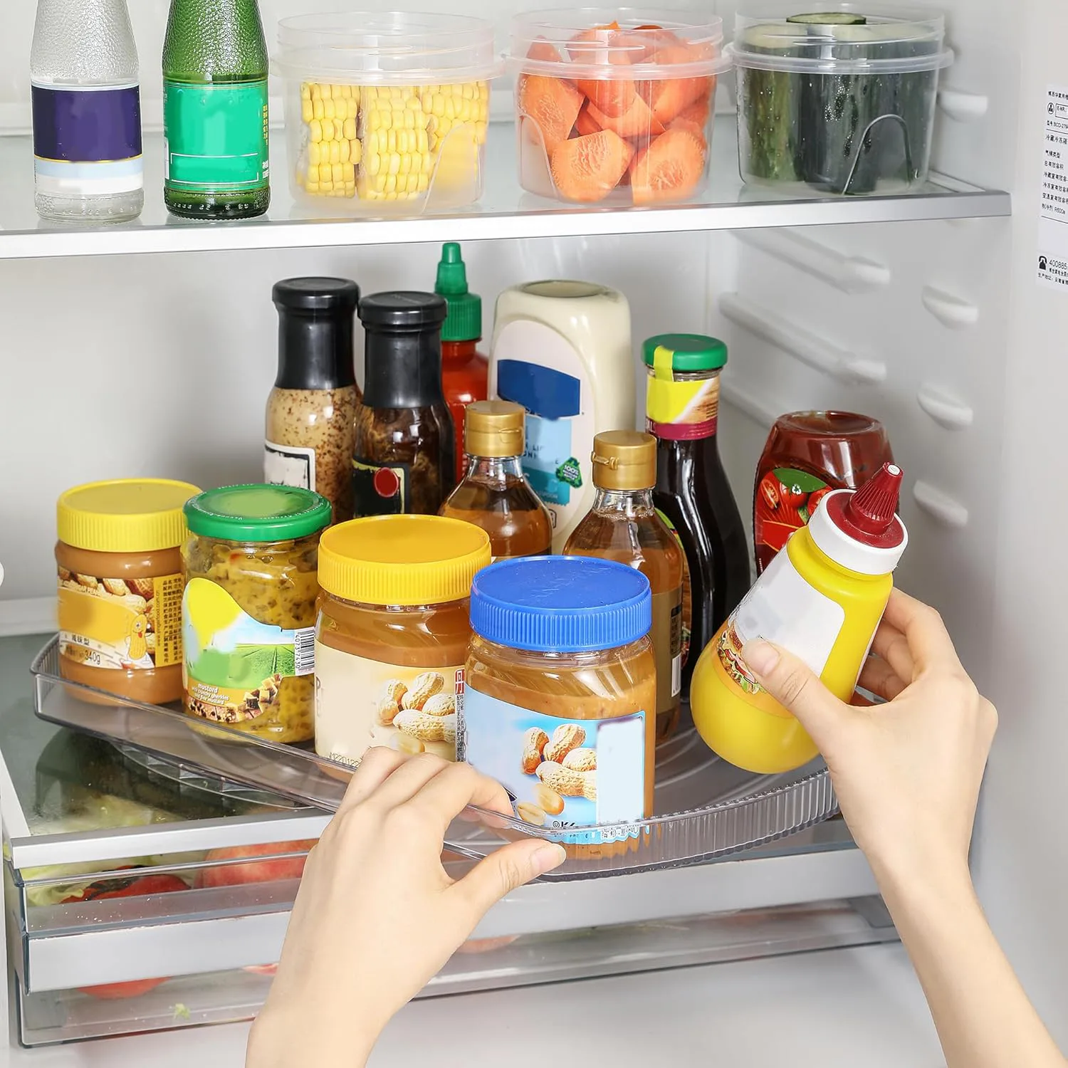 ROWNYEON Refrigerator Lazy Susan 