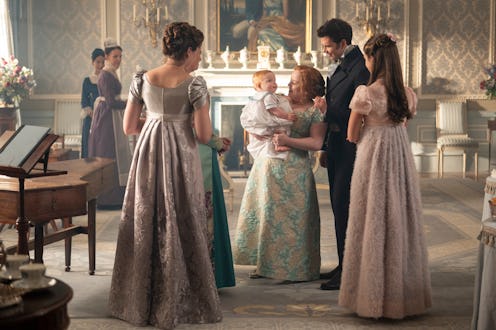 The Bridgerton family. Photo via Netflix