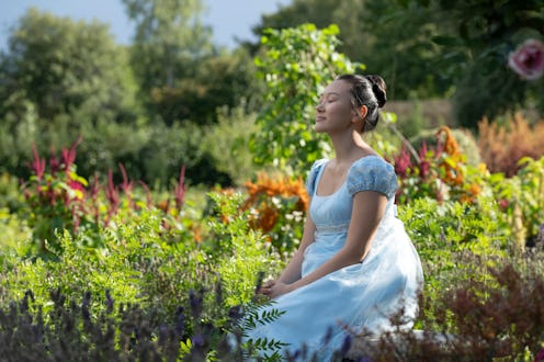 Romance novel fashion aesthetic Bridgerton