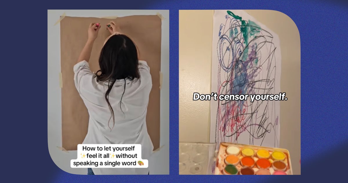 "Somatic Art" Is A Low-Pressure Way To Get Unstuck