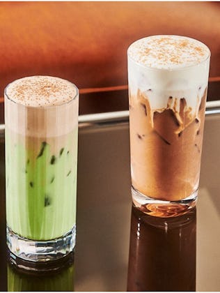 Starbucks new Year of the Horse tumbler, Dubai chocolate beverages, and Valentine's Day tumbler