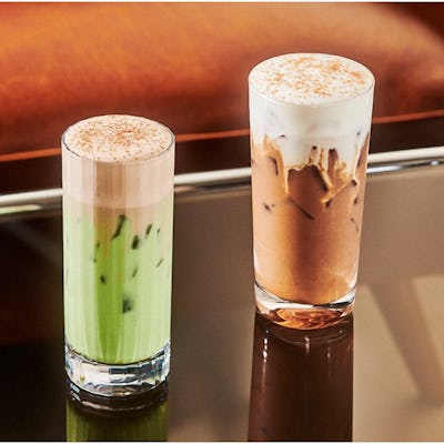 Starbucks new Year of the Horse tumbler, Dubai chocolate beverages, and Valentine's Day tumbler