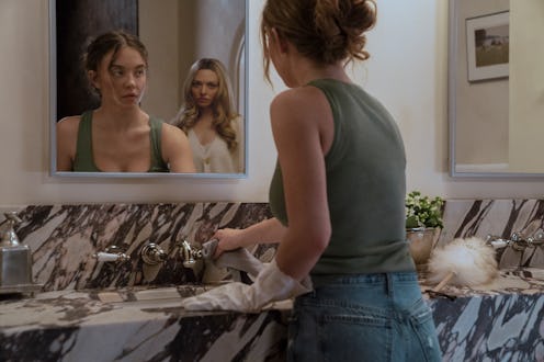 Sydney Sweeney and Amanda Seyfried in The Housemaid. Photo via Lionsgate
