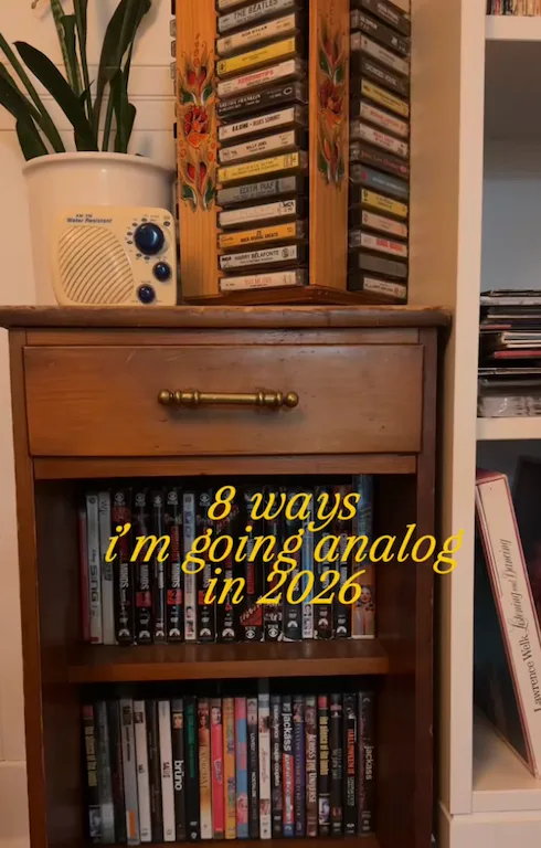 Analog living.