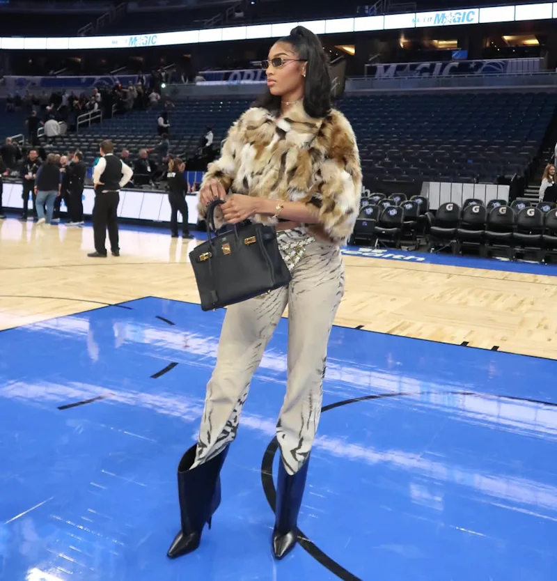 Angel Reese paired a $46k Birkin with her Y2K-coded "Barbiecore" 'fit.