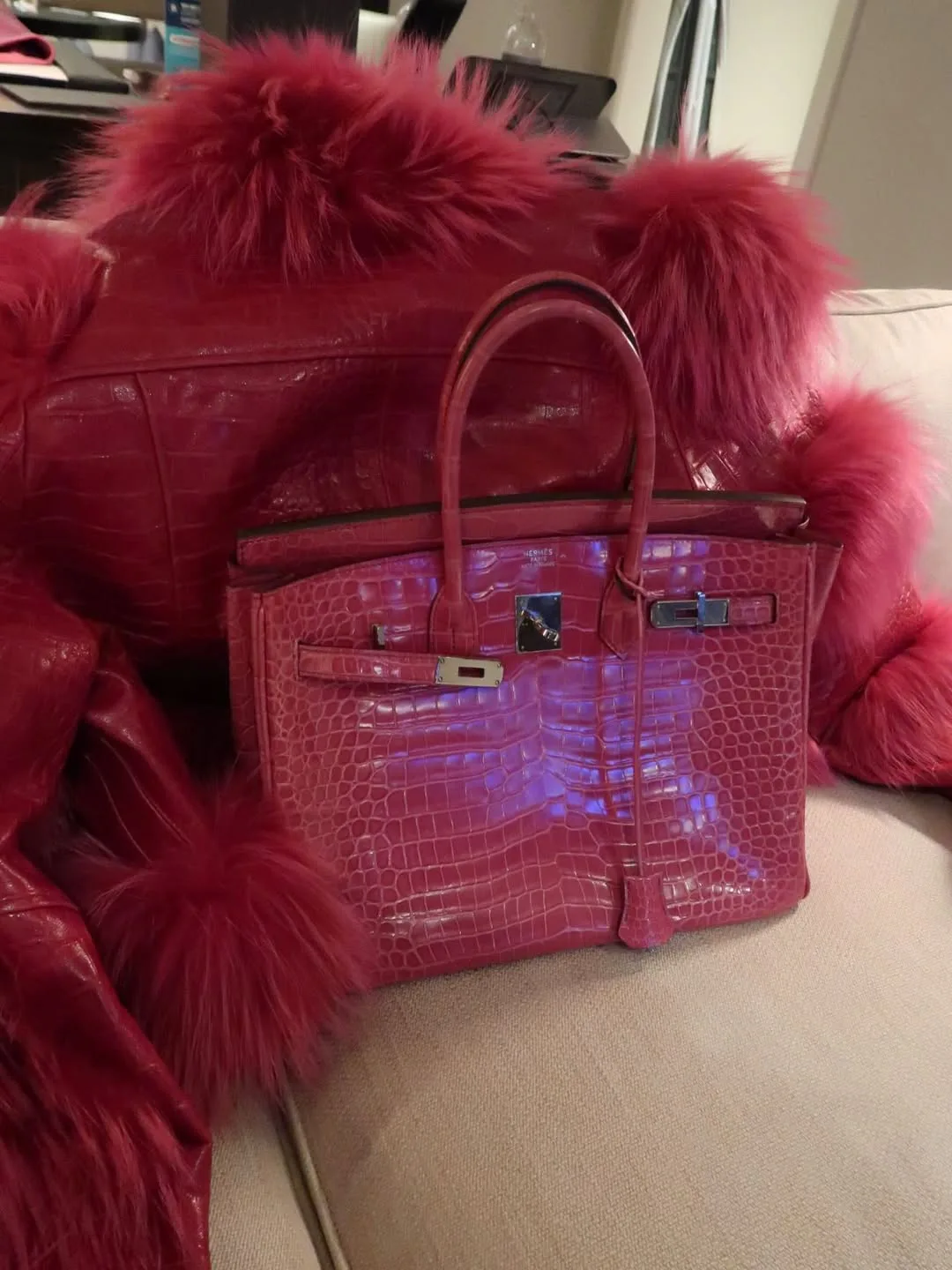 Angel Reese paired a $46k Birkin with her Y2K-coded "Barbiecore"  'fit.