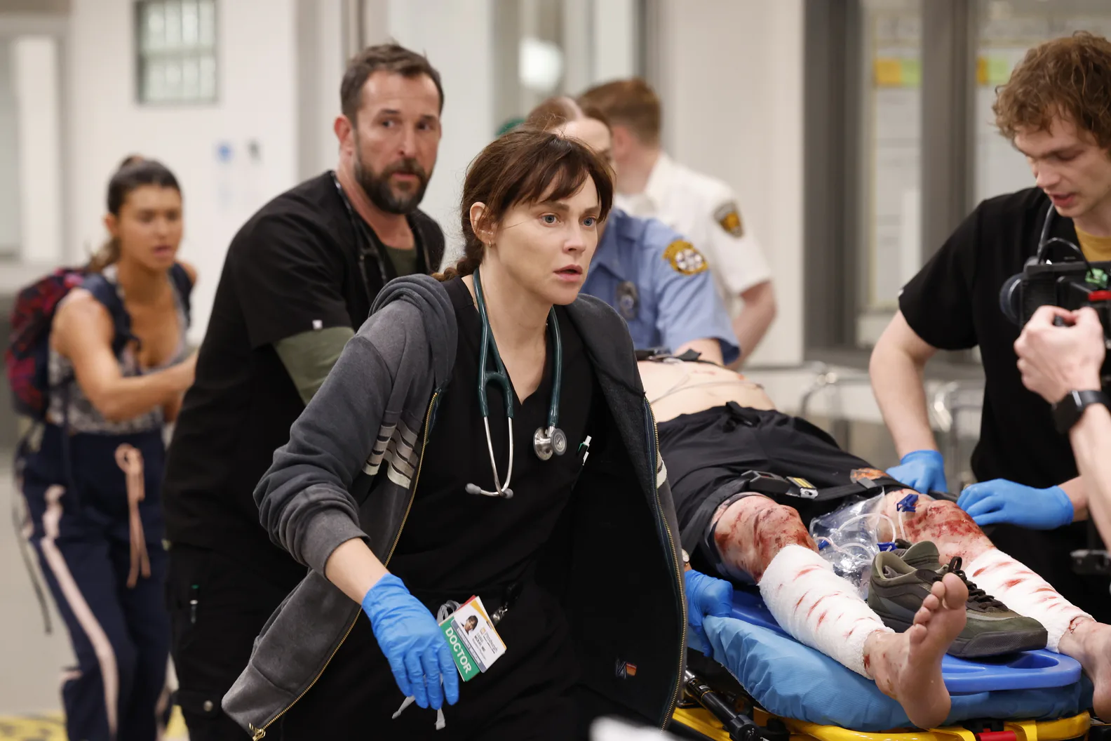 Fiona Dourif on The Pitt. Photo via HBO Max