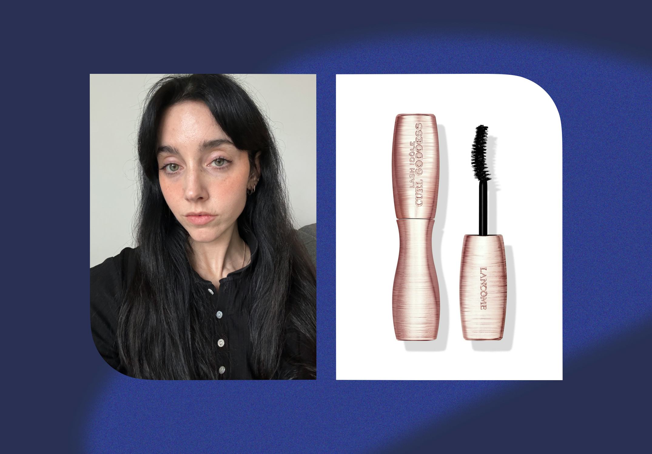 An honest review of Lancome's Curl Goddess Mascara, which is like a lash lift in a tube.