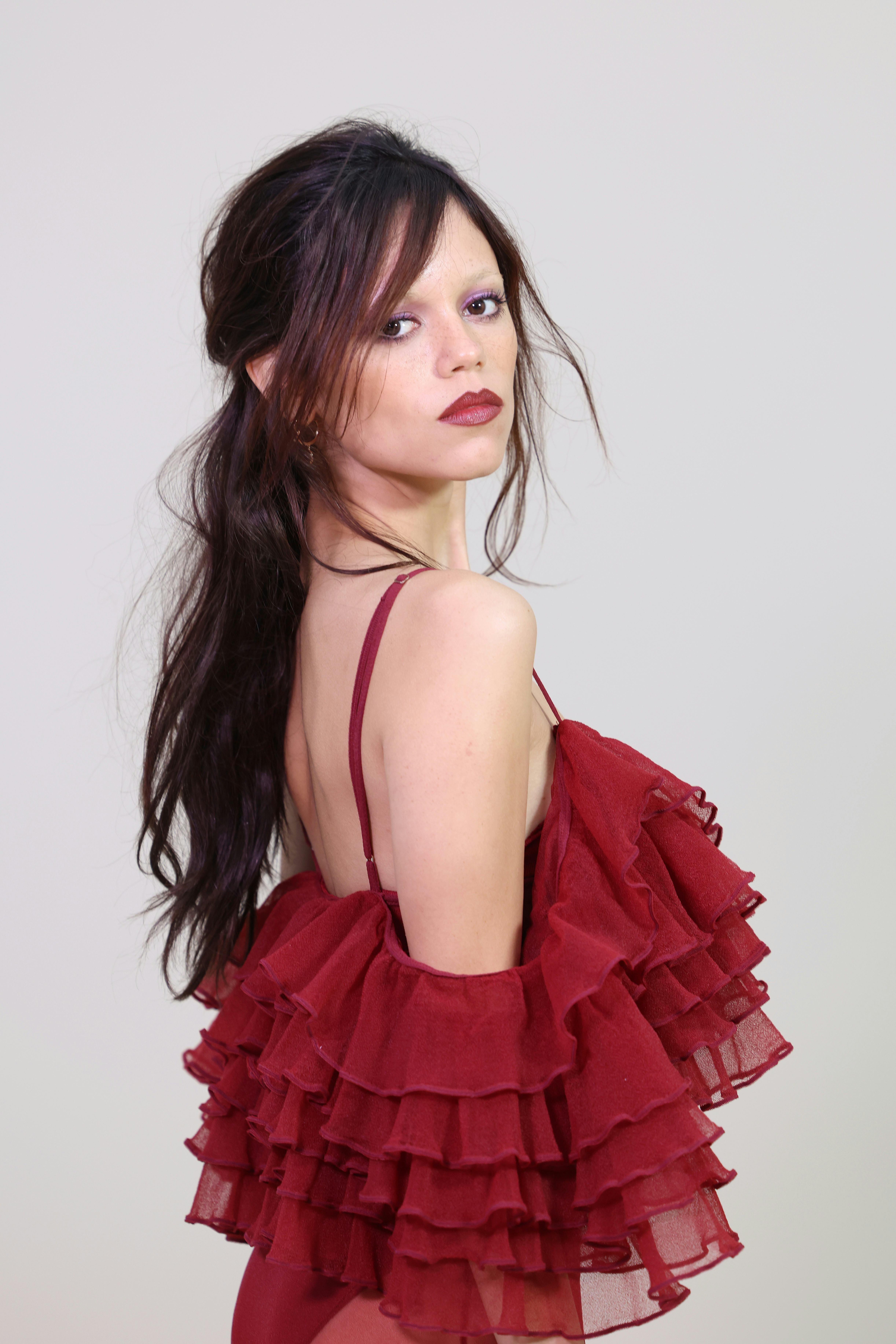 Jenna Ortega at the Givenchy Womenswear Spring/Summer 2026 show as part of Paris Fashion Week, ahead...