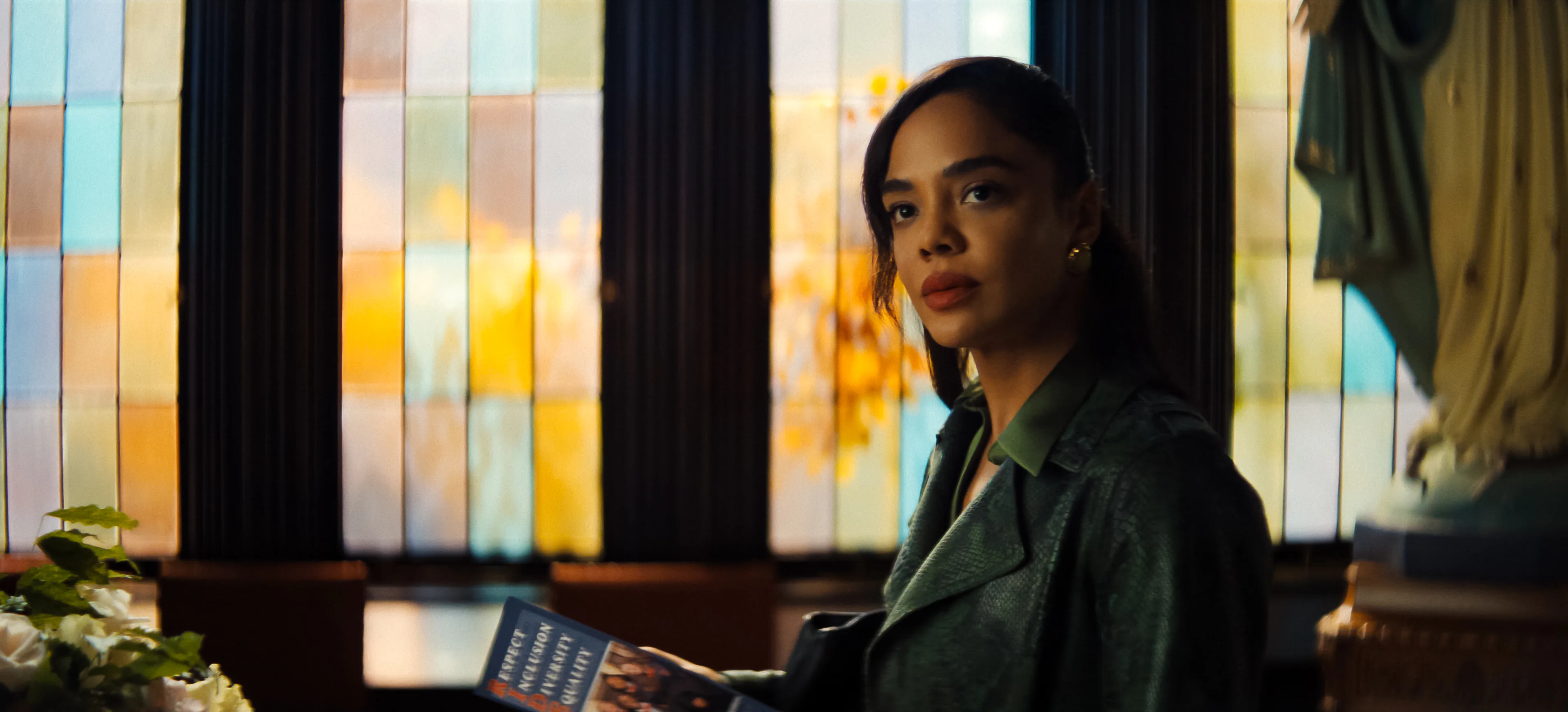 Tessa Thompson as Anna on His & Hers on Netflix. Photo via Netflix