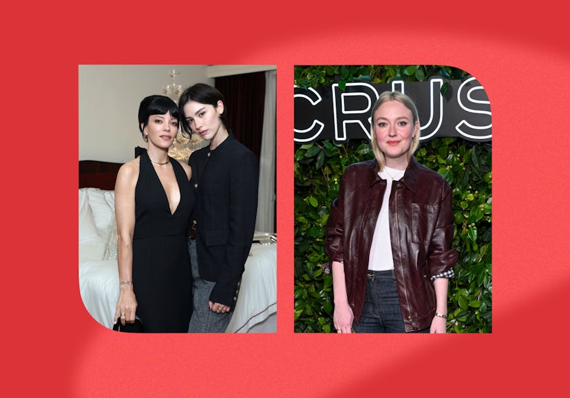 Lily Allen, Gracie Abrams, and Dakota Fanning at Chanel's Coco Crush party in Los Angeles.