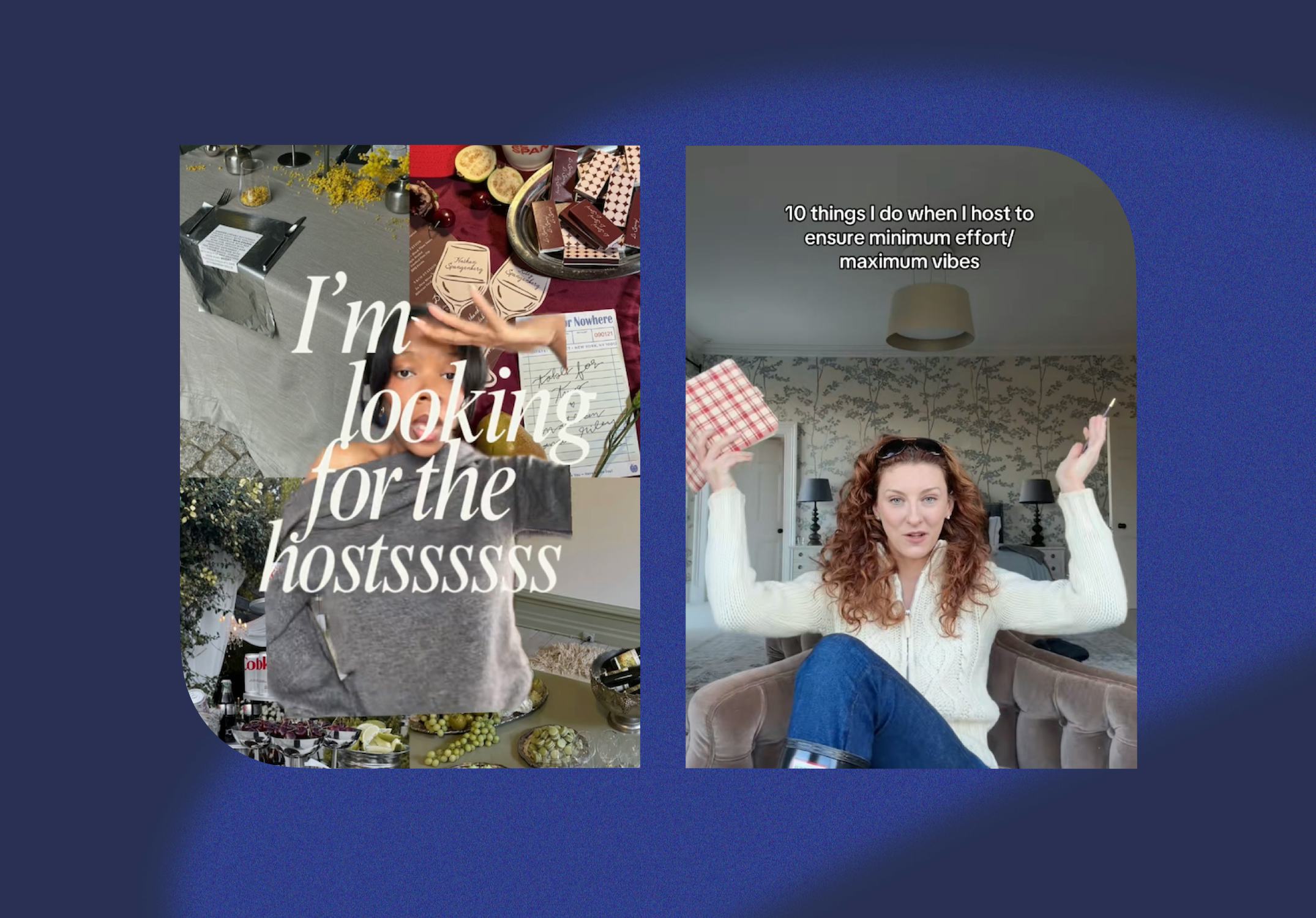 The new year is all about hosting and having people over more often.