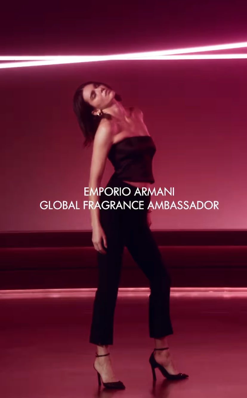 Kendall Jenner fronts Emporio Armani's Power Of You Eau De Parfum campaign.