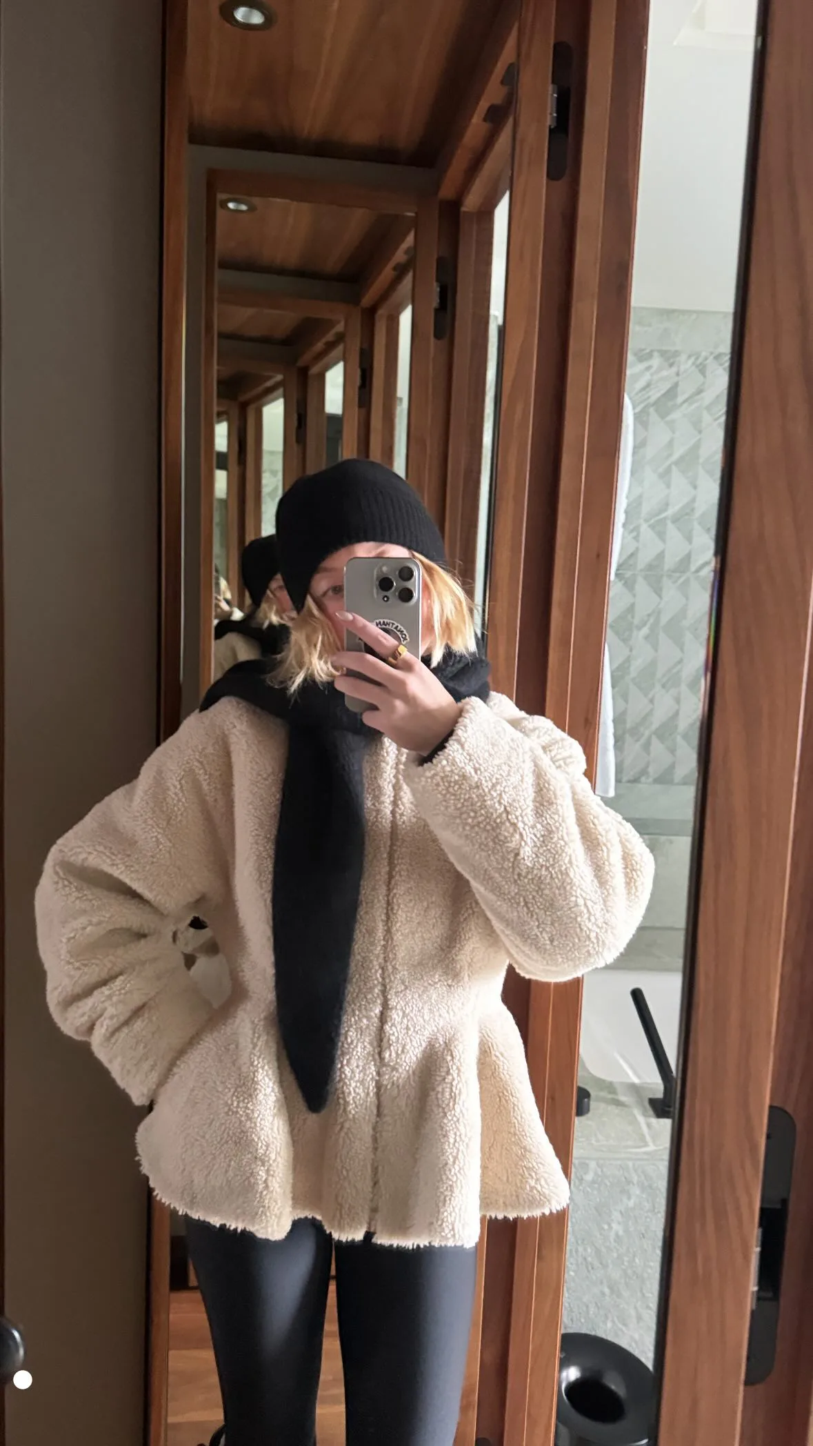 Sydney Sweeney revived the "cheugy" peplum in a wintry 'fit while on a January getaway to the French...