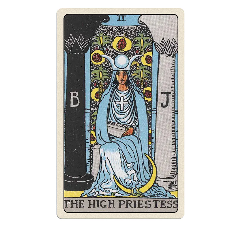 The High Priestess.