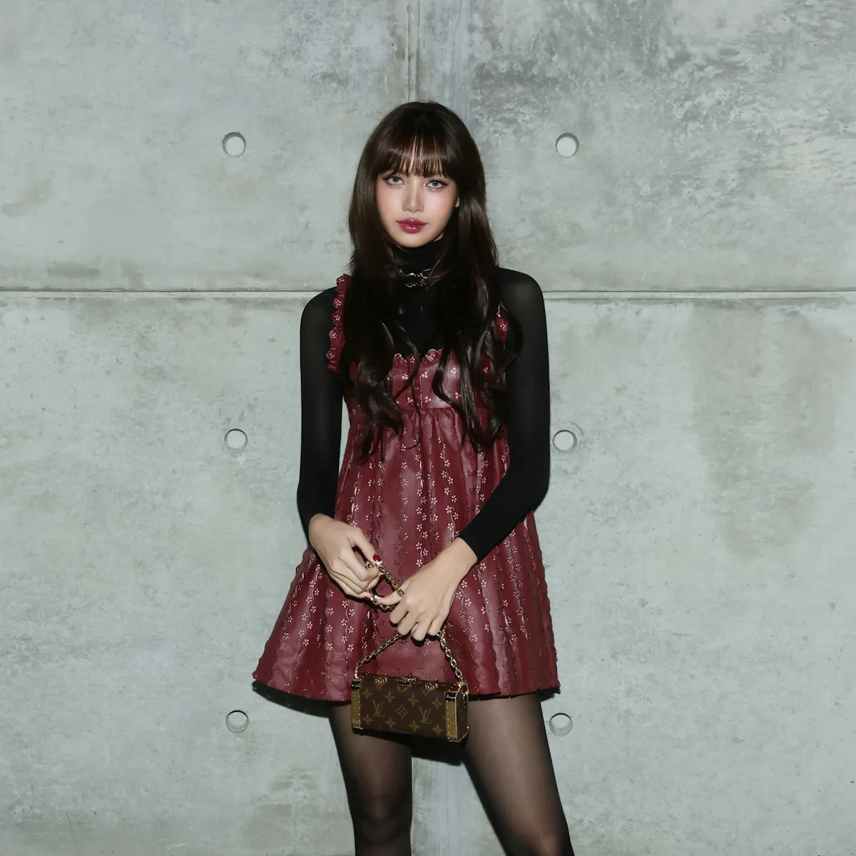Lisa Takes Awards Season in a Layered and Leather Babydoll Dress Lisa Takes Awards Season in a Layered and Leather Babydoll Dress